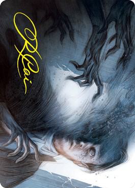 Dread Fugue Art Card Gold Stamped Signature 31 (Art Series: Innistrad: Crimson Vow)  | Good Games Modbury