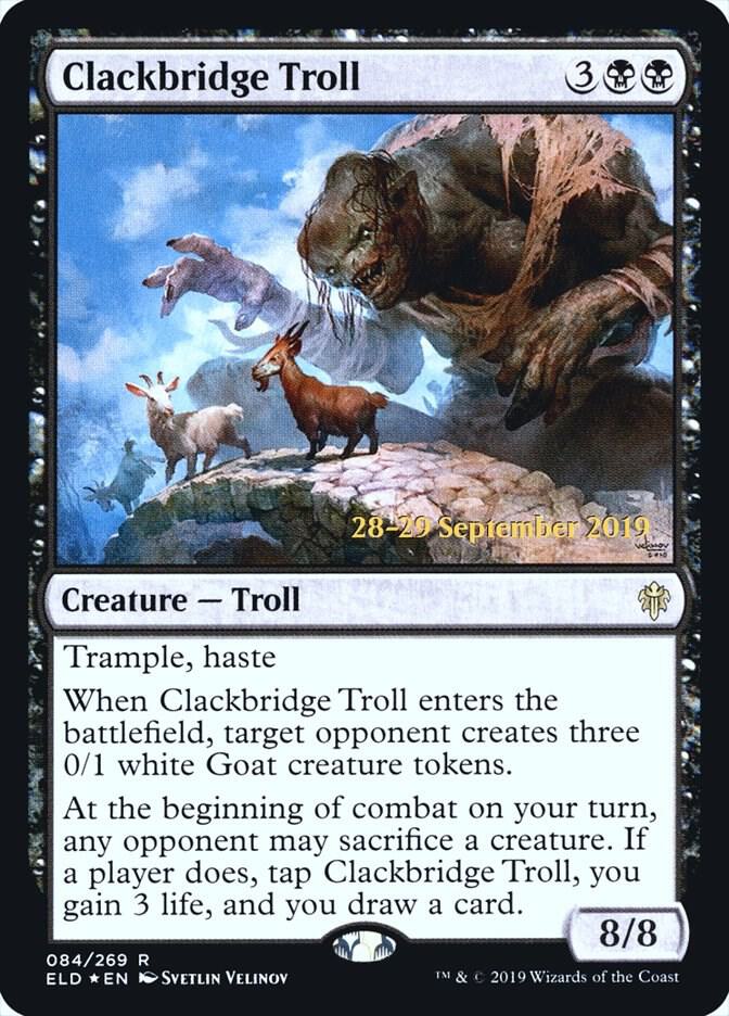 Clackbridge Troll 84s/152 (Prerelease Cards)  - Foil | Good Games Modbury