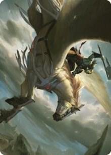 Cleaving Skyrider Art Card 5 (Art Series: Dominaria United)  | Good Games Modbury