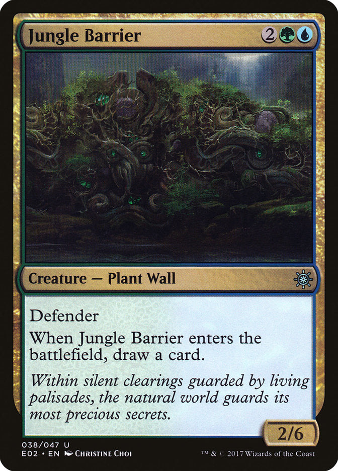 Jungle Barrier [Explorers of Ixalan] | Good Games Modbury