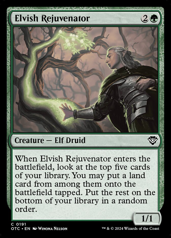 Elvish Rejuvenator 191/342 (Commander: Outlaws of Thunder Junction)  | Good Games Modbury