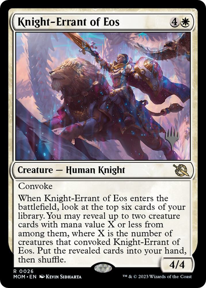 Knight Errant of Eos 26p/162 (Promo Pack: March of the Machine)  | Good Games Modbury