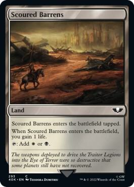 Scoured Barrens 293/617 (Universes Beyond: Warhammer 40,000)  | Good Games Modbury