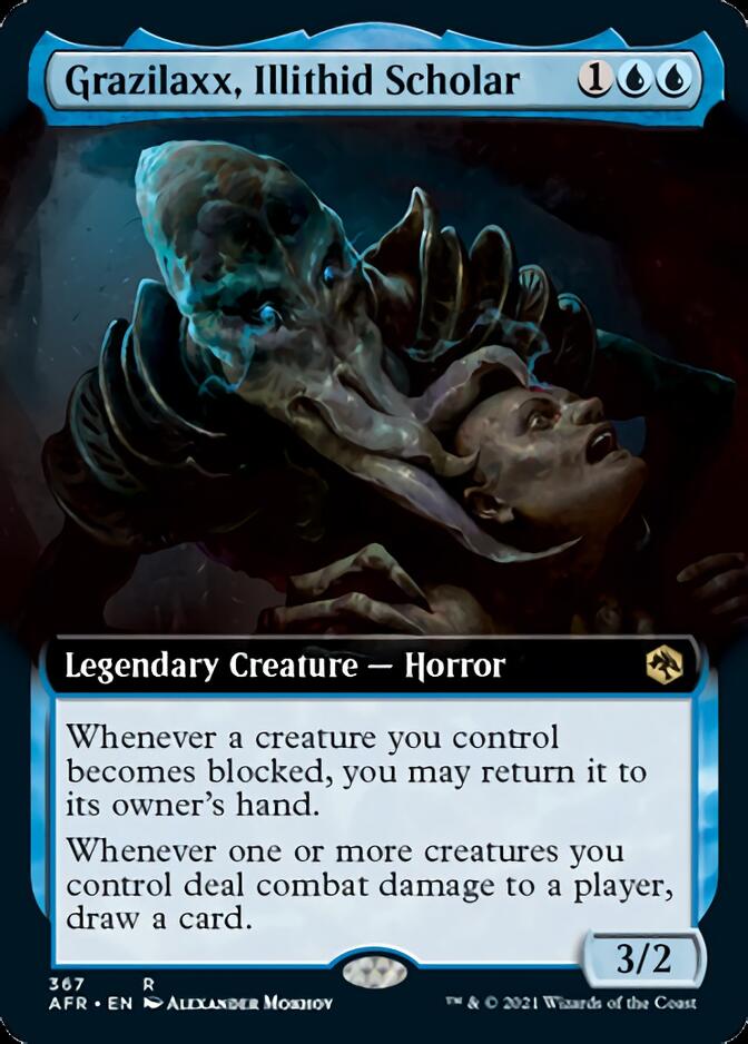 Grazilaxx, Illithid Scholar (Extended Art) [Dungeons & Dragons: Adventures in the Forgotten Realms] | Good Games Modbury