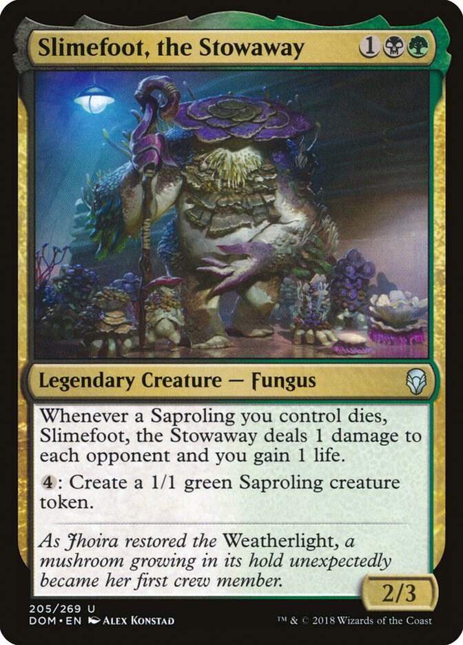 Slimefoot, the Stowaway 205/269 (Dominaria)  - Foil | Good Games Modbury