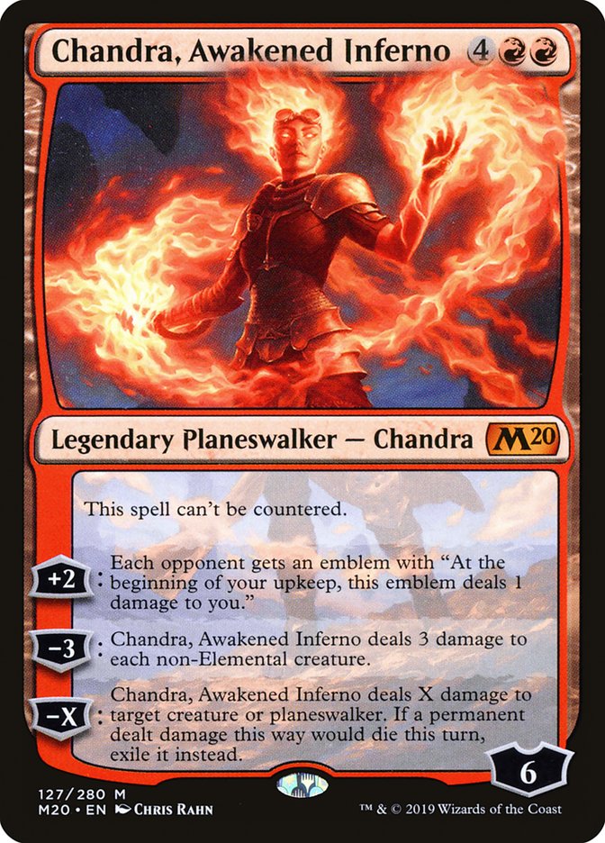 Chandra, Awakened Inferno [Core Set 2020] | Good Games Modbury