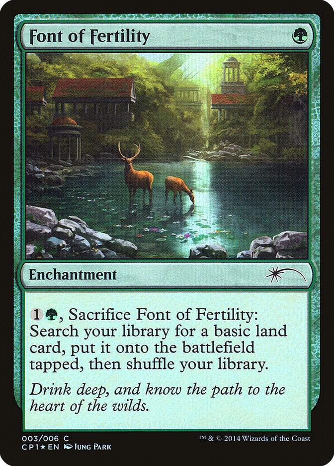 Font of Fertility 3/6 (Unique and Miscellaneous Promos)  - Foil | Good Games Modbury