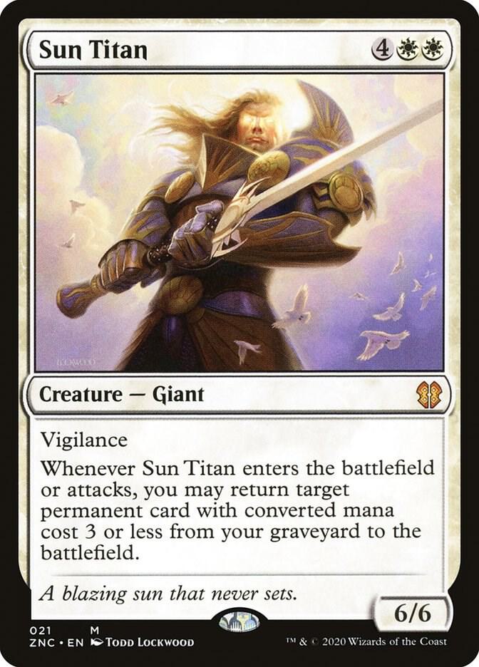 Sun Titan 21/142 (Commander: Zendikar Rising)  | Good Games Modbury