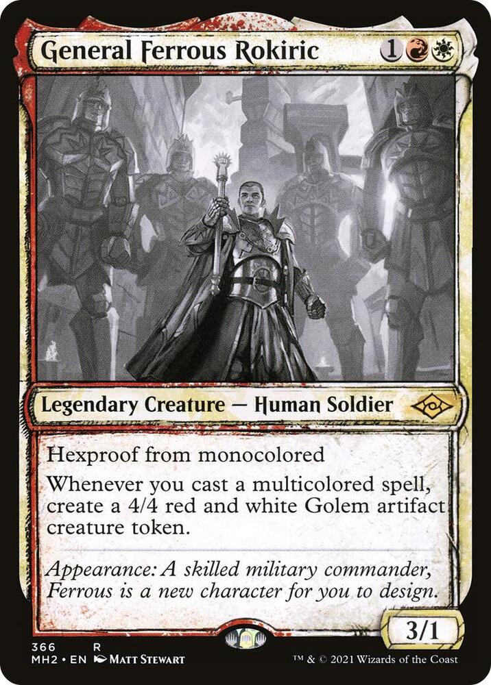 General Ferrous Rokiric Showcase 366 (Modern Horizons 2)  - Foil | Good Games Modbury