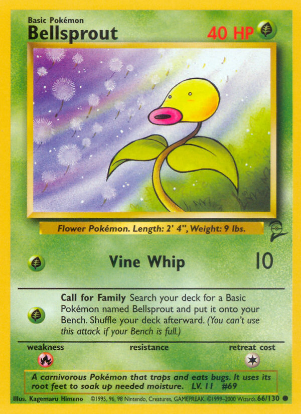 Bellsprout (66/130) [Base Set 2] | Good Games Modbury