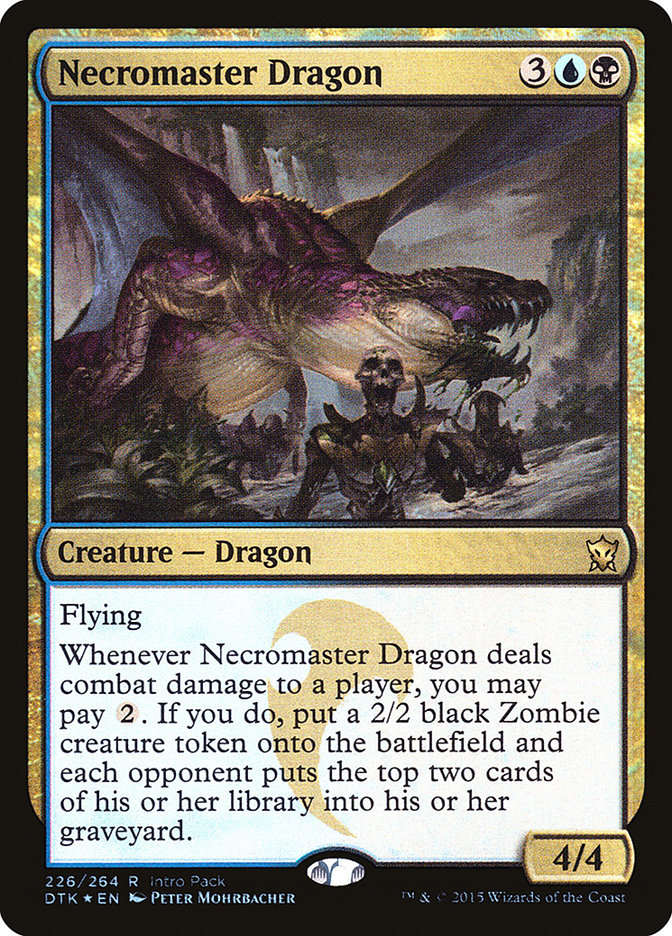 Necromaster Dragon (Intro Pack) [Dragons of Tarkir Promos] | Good Games Modbury