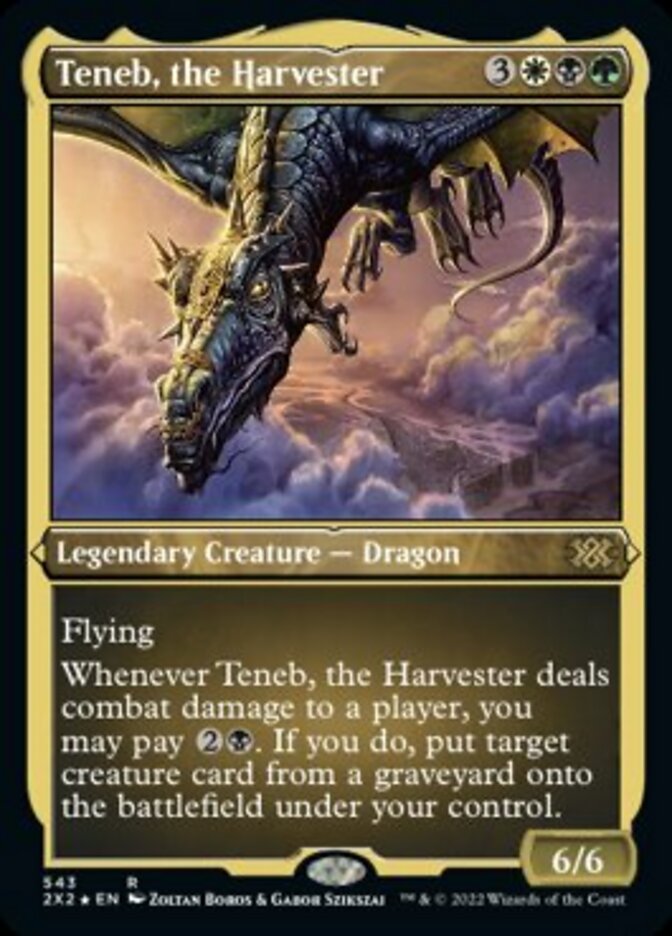 Teneb, the Harvester (Foil Etched) [Double Masters 2022] | Good Games Modbury