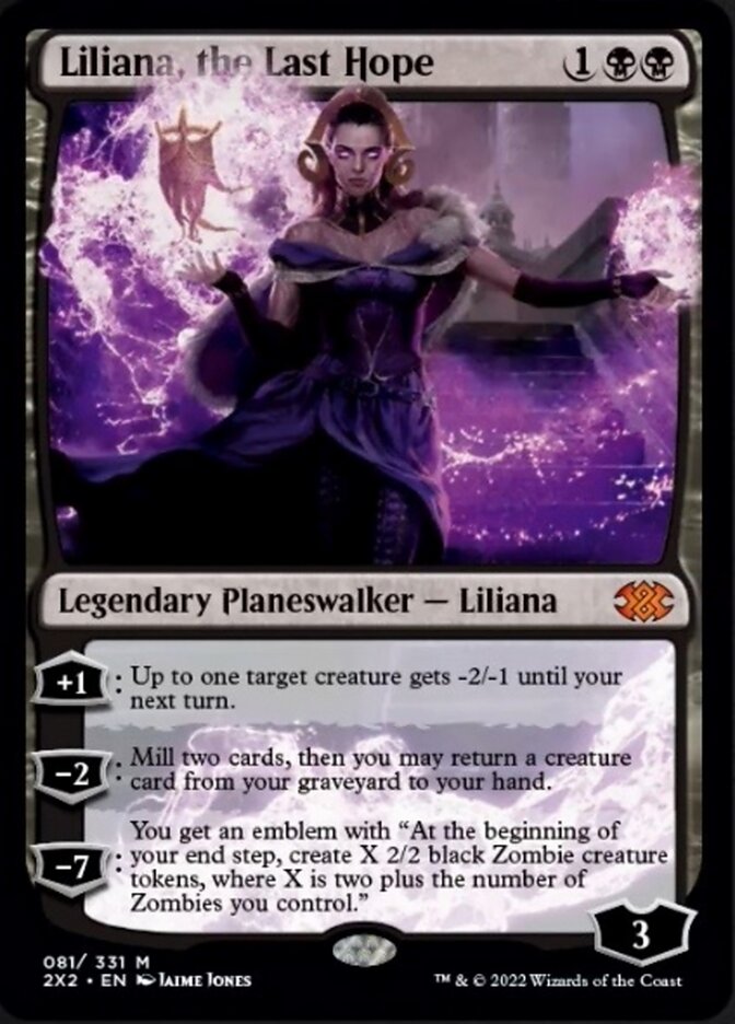 Liliana, the Last Hope [Double Masters 2022] | Good Games Modbury