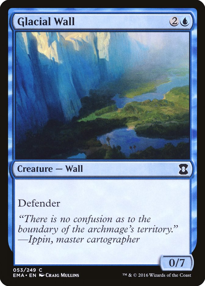 Glacial Wall 53/249 (Eternal Masters)  - Foil | Good Games Modbury