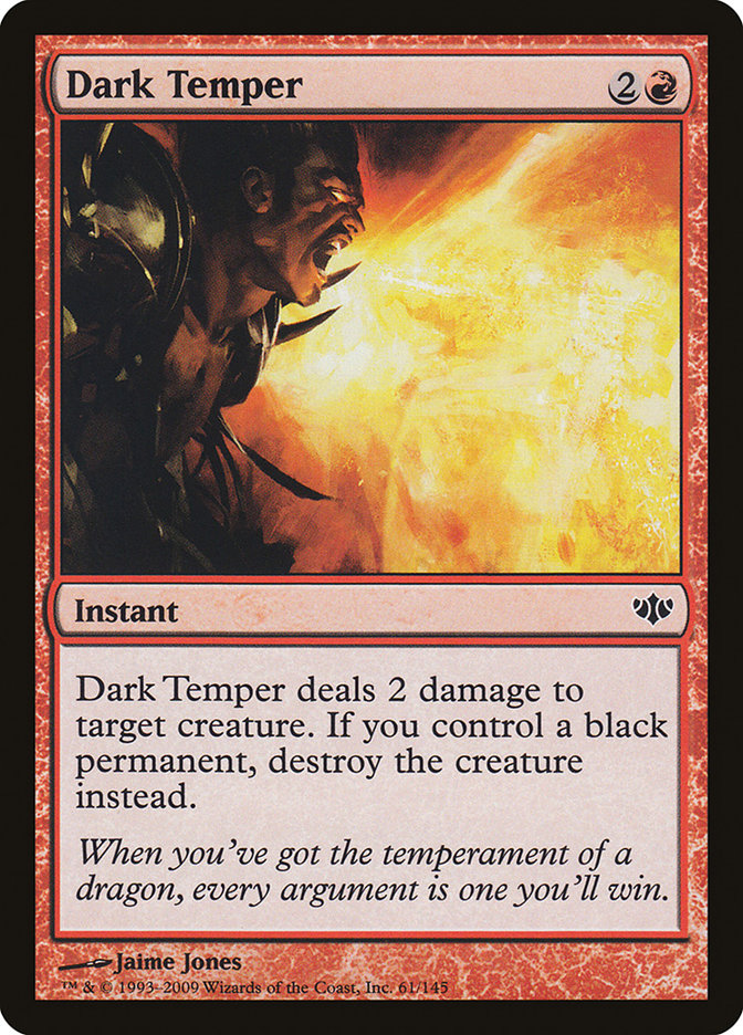 Dark Temper 61/145 (Conflux)  - Foil | Good Games Modbury