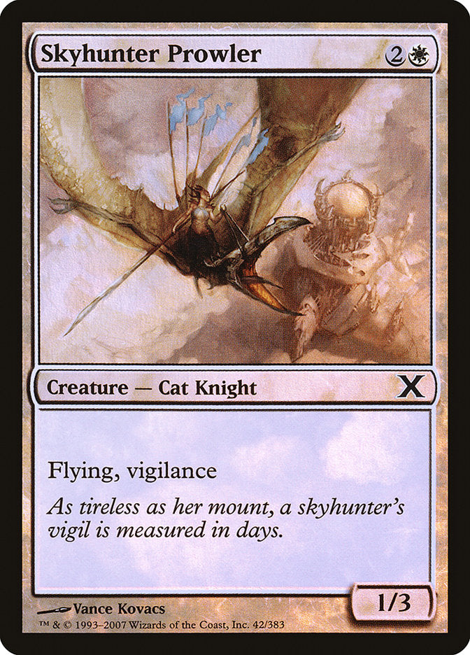 Skyhunter Prowler (Premium Foil) [Tenth Edition] | Good Games Modbury