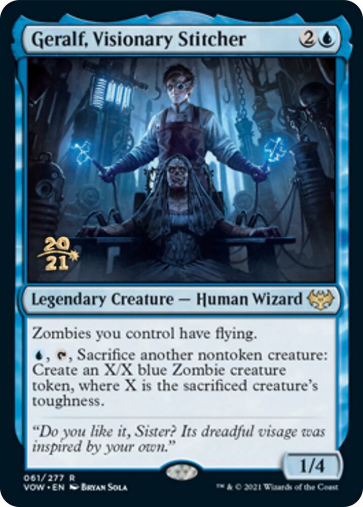 Geralf Visionary Stitcher 61s/137 (Prerelease Cards)  - Foil | Good Games Modbury