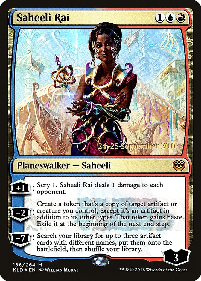Saheeli Rai [Kaladesh Prerelease Promos] | Good Games Modbury