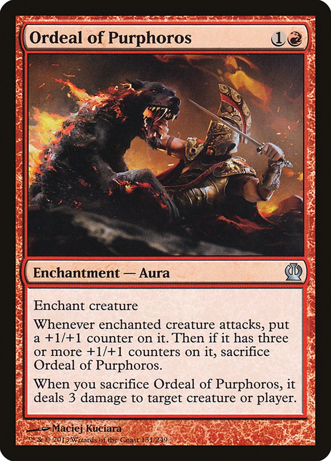 Ordeal of Purphoros 131/249 (Theros)  - Foil | Good Games Modbury
