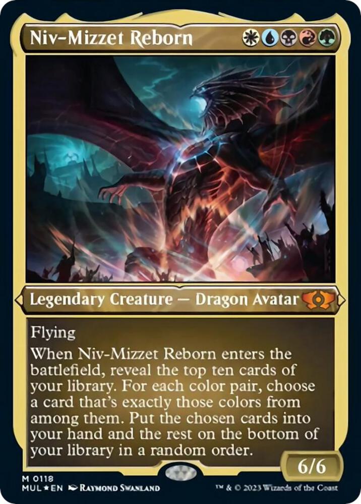 Niv-Mizzet, Reborn 118/65 (March of the Machine: Multiverse Legends)  - Etched Foil | Good Games Modbury
