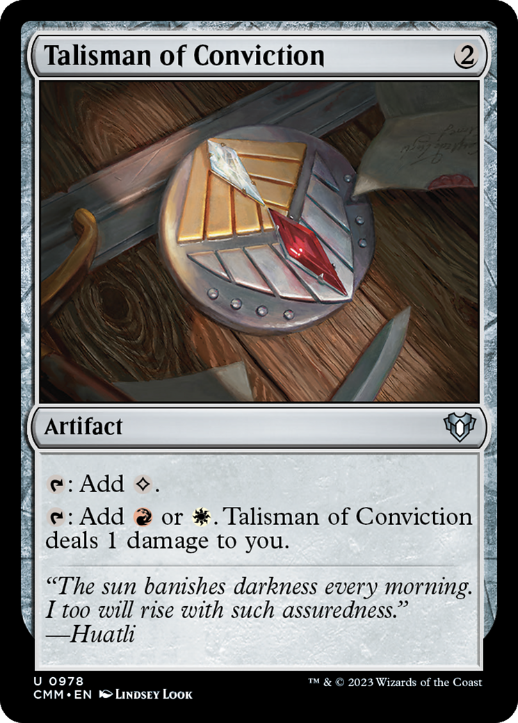 Talisman of Conviction [Commander Masters] | Good Games Modbury