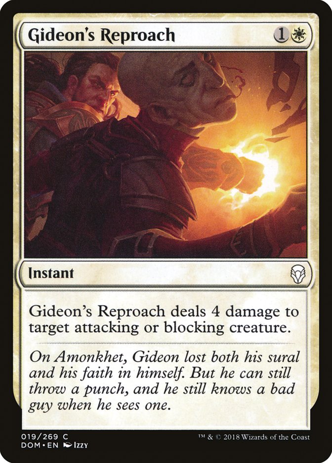 Gideon's Reproach [Dominaria] | Good Games Modbury