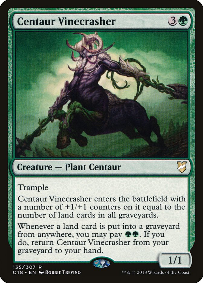Centaur Vinecrasher 135/307 (Commander 2018)  | Good Games Modbury