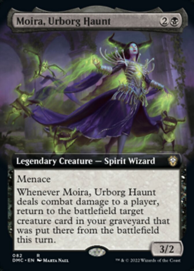 Moira, Urborg Haunt (Extended Art) [Dominaria United Commander] | Good Games Modbury