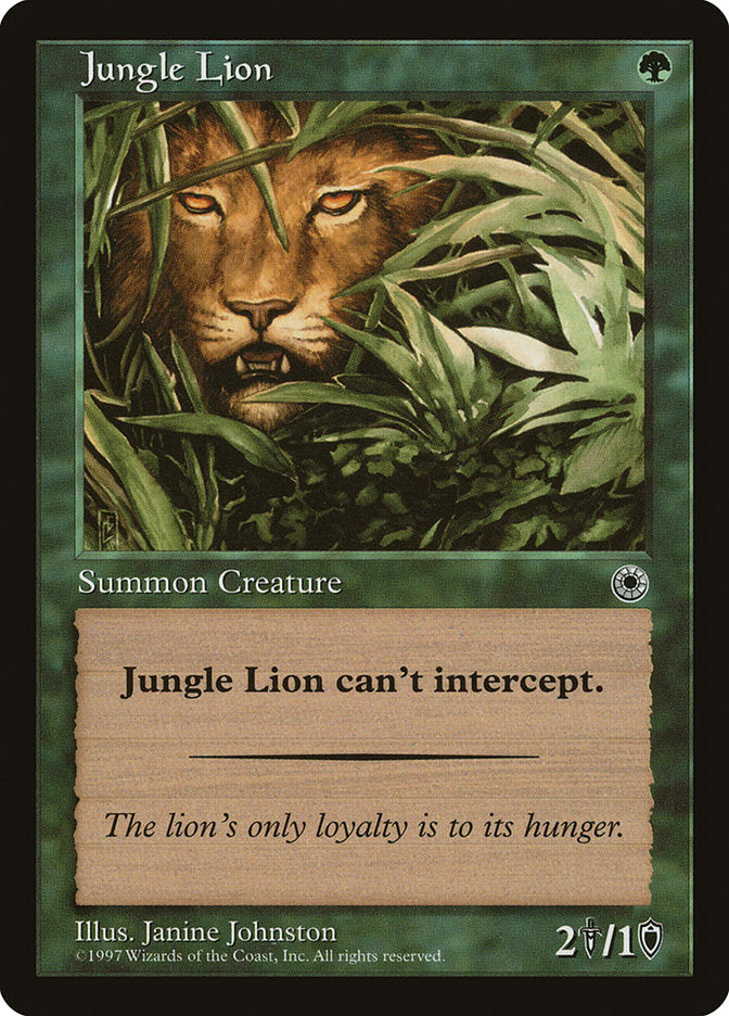 Jungle Lion [Portal] | Good Games Modbury