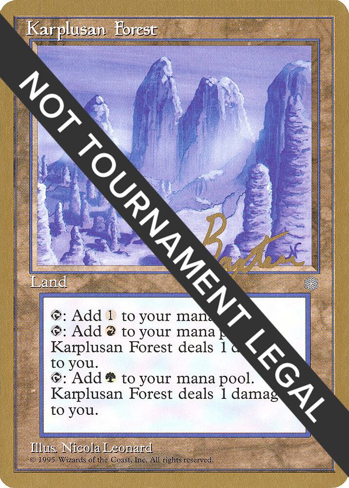 Karplusan Forest 1996 George Baxter ICE gb356/308 (World Championship Decks)  | Good Games Modbury
