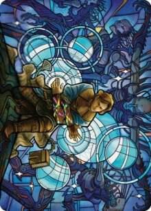 Raff Weatherlight Stalwart Art Card 76 (Art Series: Dominaria United)  | Good Games Modbury
