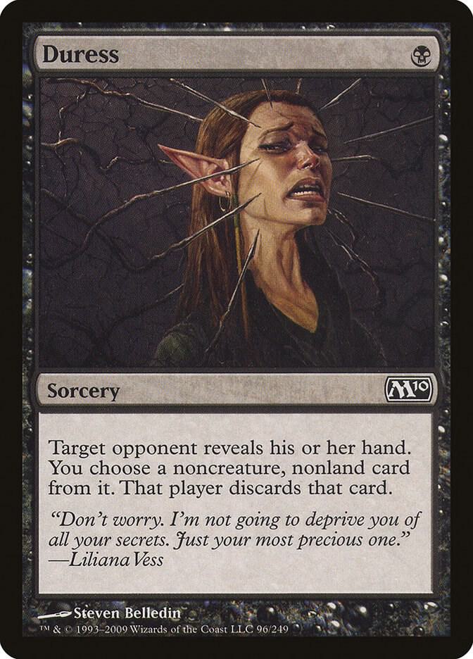 Duress 96/249 (Magic 2010 (M10))  - Foil | Good Games Modbury