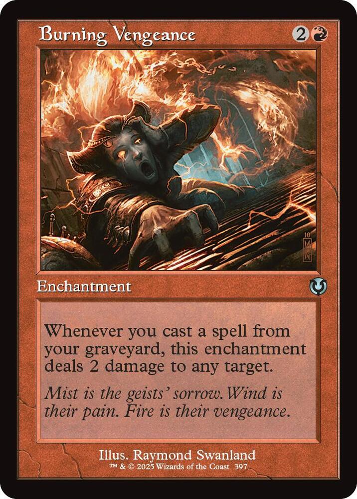Burning Vengeance 397/287 (Innistrad Remastered)  - Retro Foil | Good Games Modbury