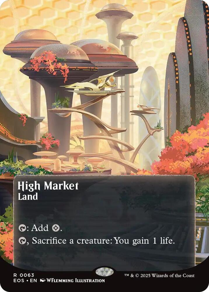 High Market 63/45 (Edge of Eternities: Stellar Sights)  - Borderless Foil | Good Games Modbury
