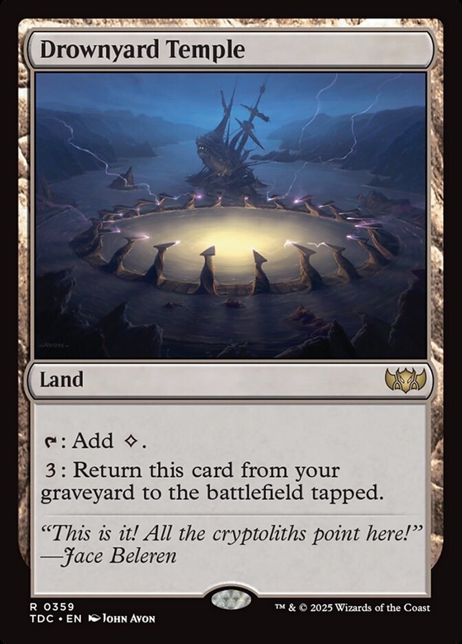 Drownyard Temple 359 (Commander: Tarkir: Dragonstorm)  | Good Games Modbury