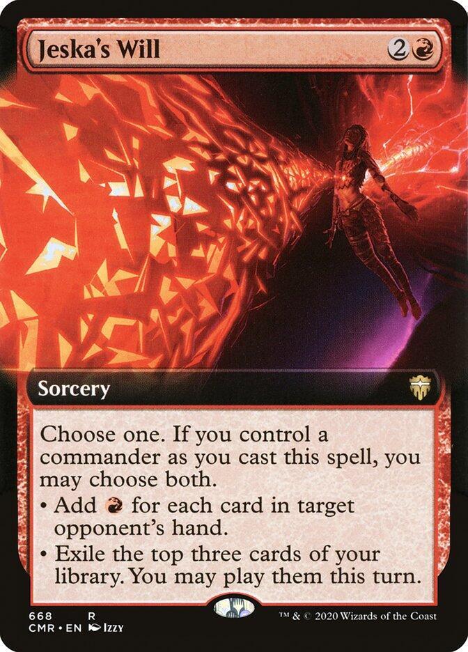 Jeska's Will 668 (Commander Legends)  - Extended Art | Good Games Modbury