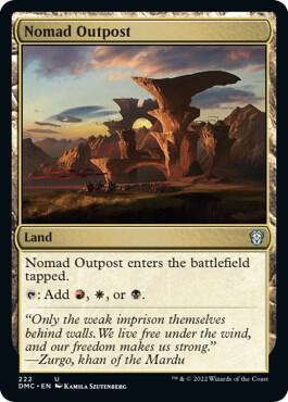 Nomad Outpost 222/50 (Commander: Dominaria United)  | Good Games Modbury