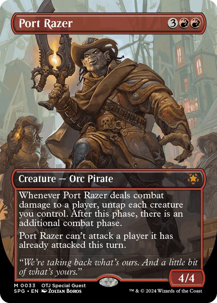 Port Razer 33/0 (Special Guests)  - Borderless Foil | Good Games Modbury