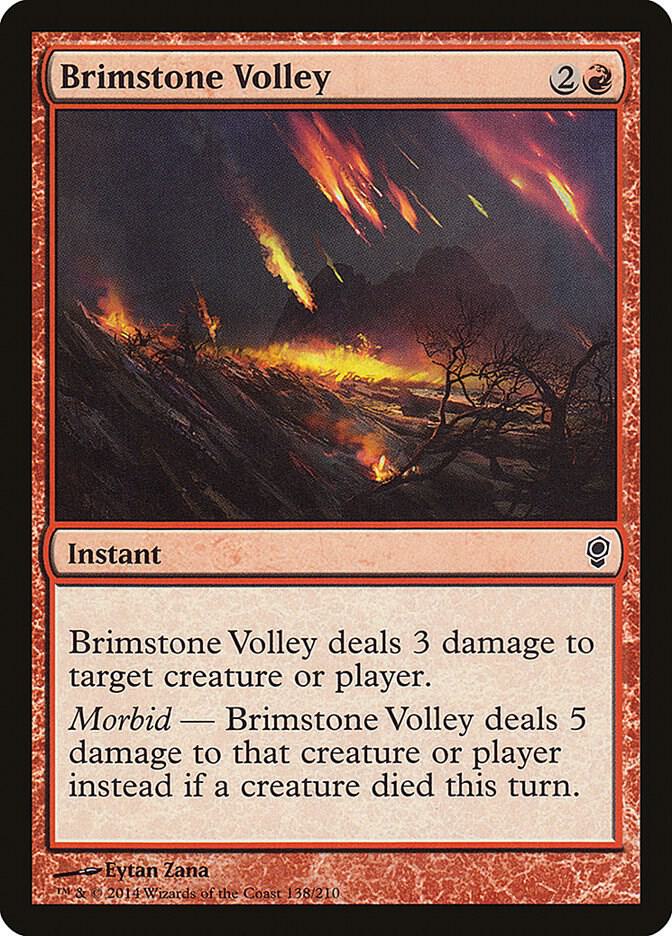 Brimstone Volley 138/210 (Conspiracy)  | Good Games Modbury