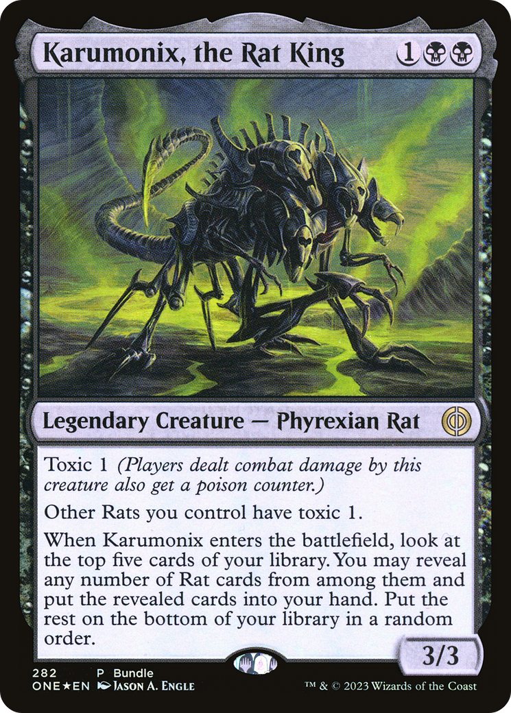 Karumonix, the Rat King (Bundle) [Phyrexia: All Will Be One] | Good Games Modbury