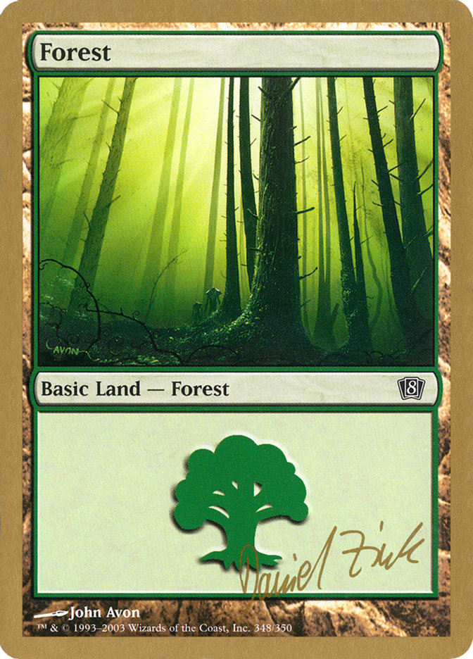 Forest (dz348) (Daniel Zink) [World Championship Decks 2003] | Good Games Modbury