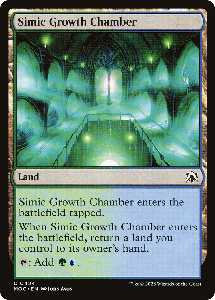 Simic Growth Chamber [March of the Machine Commander] | Good Games Modbury