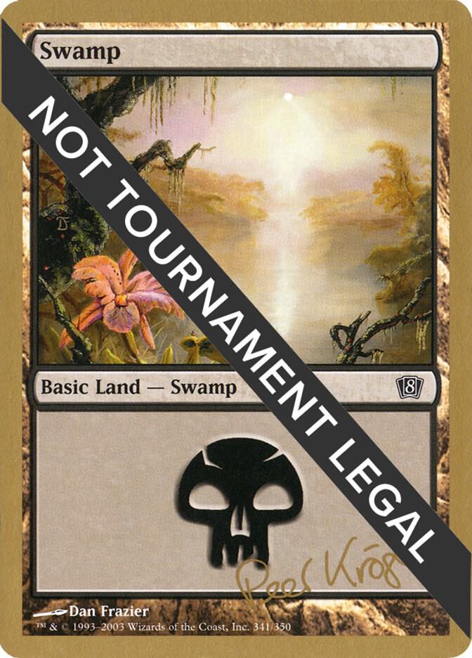 Swamp 341 2003 Peer Kroger 8ED pk341/142 (World Championship Decks)  | Good Games Modbury