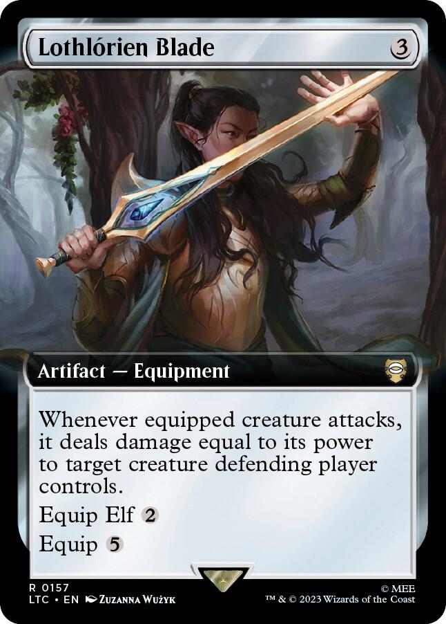 Lothlórien Blade 157 (Commander: The Lord of the Rings: Tales of Middle-earth)  - Extended Art | Good Games Modbury