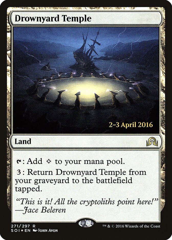 Drownyard Temple [Shadows over Innistrad Prerelease Promos] | Good Games Modbury