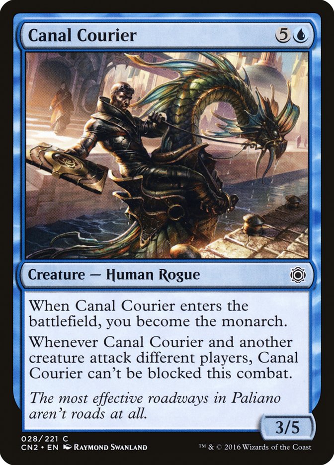 Canal Courier 28/221 (Conspiracy: Take the Crown)  - Foil | Good Games Modbury
