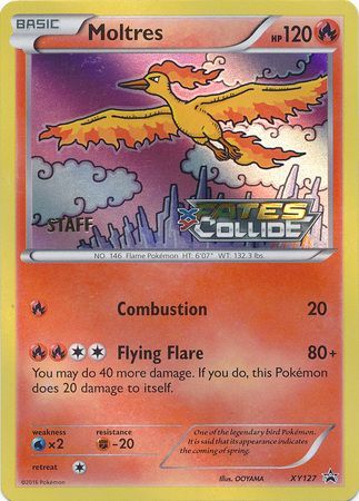 Moltres (XY127) (Staff) [XY: Black Star Promos] | Good Games Modbury