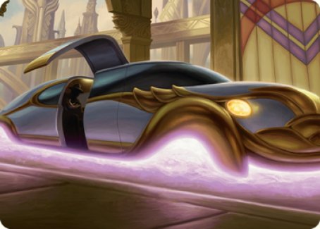 Mysterious Limousine Art Card [Streets of New Capenna Art Series] | Good Games Modbury