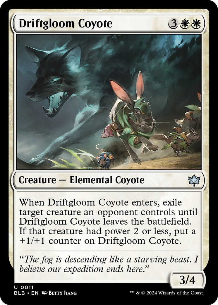 Driftgloom Coyote [Bloomburrow] | Good Games Modbury