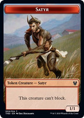 Satyr // Goblin Construct Double-Sided Token [Challenger Decks 2021 Tokens] | Good Games Modbury